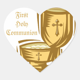 Sticker Cœur Première communion