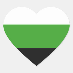 Sticker Cœur Pride Flag