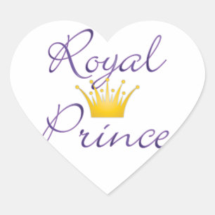 Sticker Cœur Prince royal