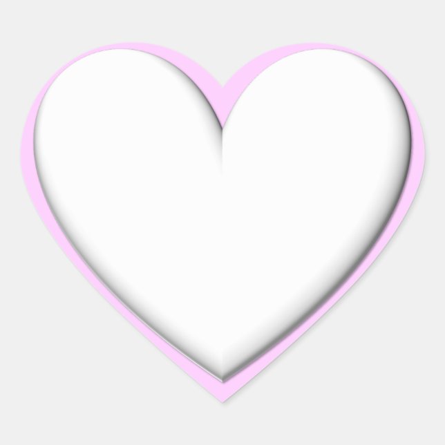 Sticker Cœur Puffy Heart (Devant)