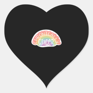 Sticker Cœur Queer chronique
