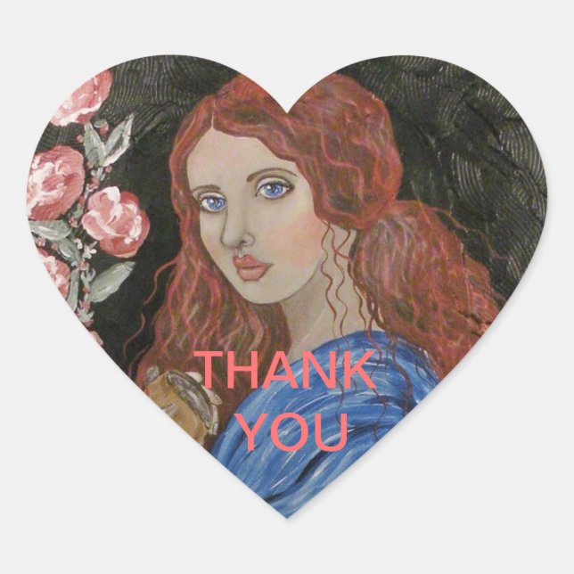 Sticker Cœur Quelque part dans le temps (Devant)