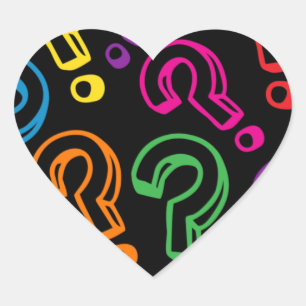 Sticker Cœur Questions