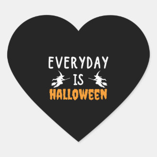 Sticker Cœur quotidien est halloween