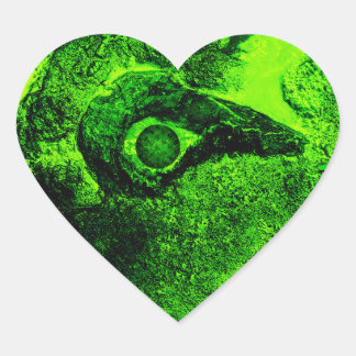 Sticker Cœur recherche d'autocollant de coeur vert