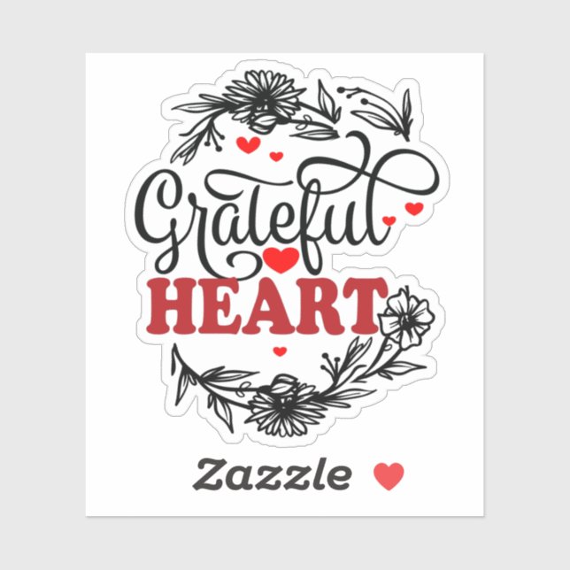 STICKER COEUR RECONNU (Feuille)