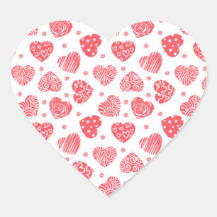 Sticker Cœur Red Hearts Valentine's Day Mariage
