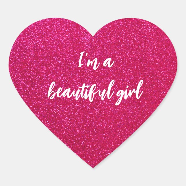 Sticker Cœur Redonda Inspirational bodypositive phrase (Devant)