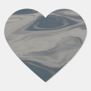 Sticker Cœur Réflexions sur l'eau