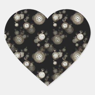 Sticker Cœur Regarder les faces imprimé - accessoire à motif st