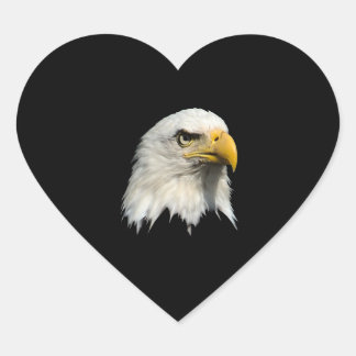 Sticker Cœur Regardez Les Yeux D'Aigle Ce Que Vous Voyez