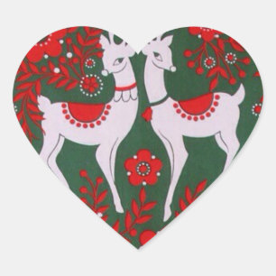 Sticker Cœur Reinder