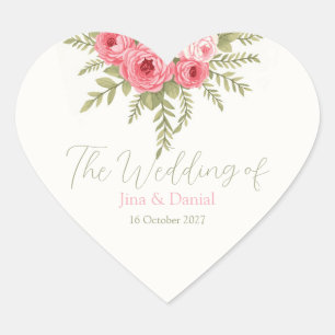 Sticker Cœur Rêve Fuchsia