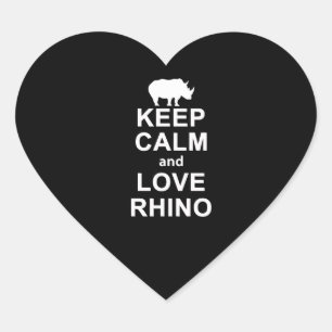 Sticker Cœur Rhino Lover Venin