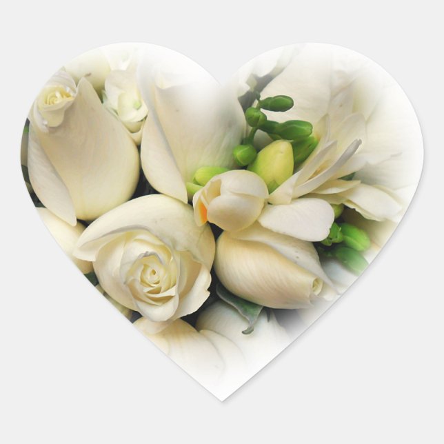 Sticker Cœur Roses_ (Devant)