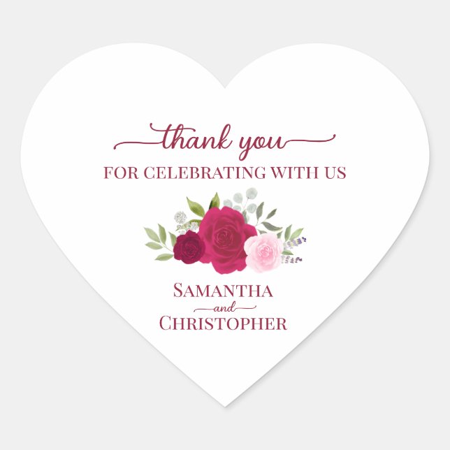 Sticker Cœur Roses roses roses roses roses roses roses roses ro (Devant)