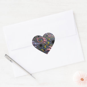 Sticker Cœur Royaumes Spirales Infinis