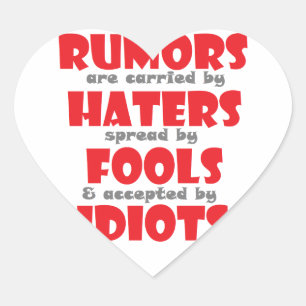 Sticker Cœur Rumeurs