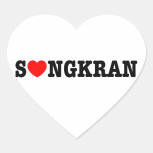 Sticker Cœur S (KRAN ~ Heart Love) Songkran