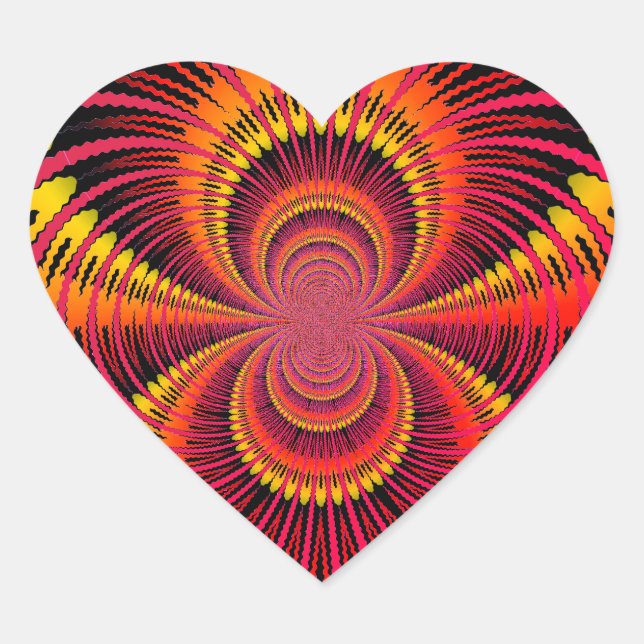 Sticker Cœur Saint-Valentin en gras (Devant)