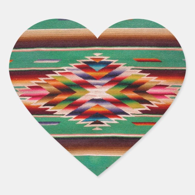 Sticker Cœur Saltillo du sud-ouest (Devant)