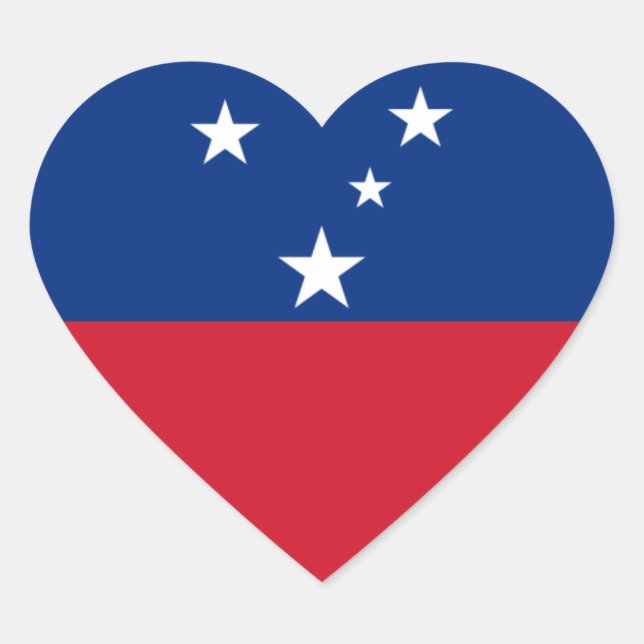 Sticker Cœur samoa (Devant)