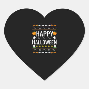 Sticker Cœur Schnauzer Halloween Lazy Costume Laid Dog T-Shirt.