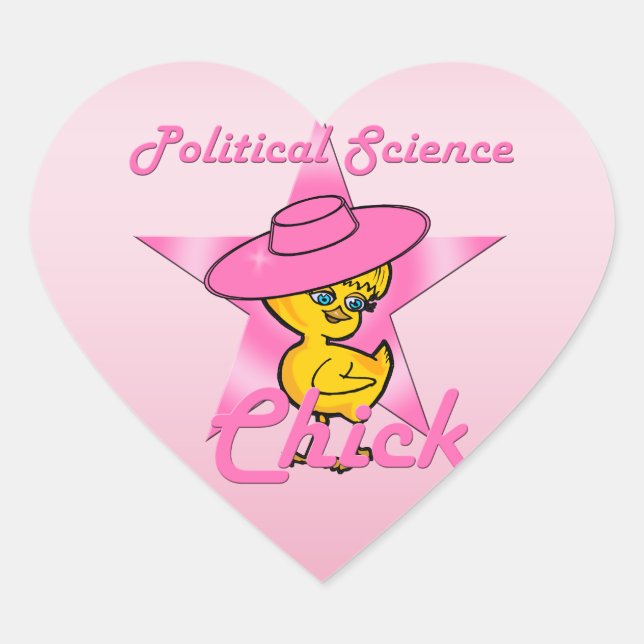 Sticker Cœur Sciences politiques Chic #8 (Devant)