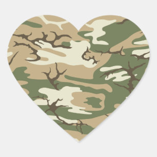 Sticker Cœur Scruter Camo