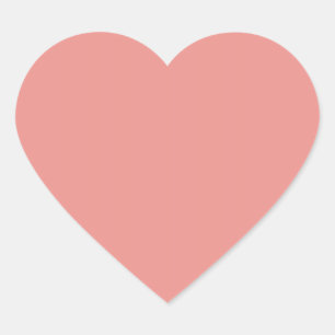 Sticker Cœur Simple Coeur Rose rose moderne contemporain