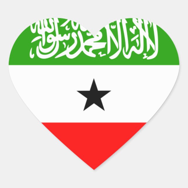 Sticker Cœur somaliland (Devant)