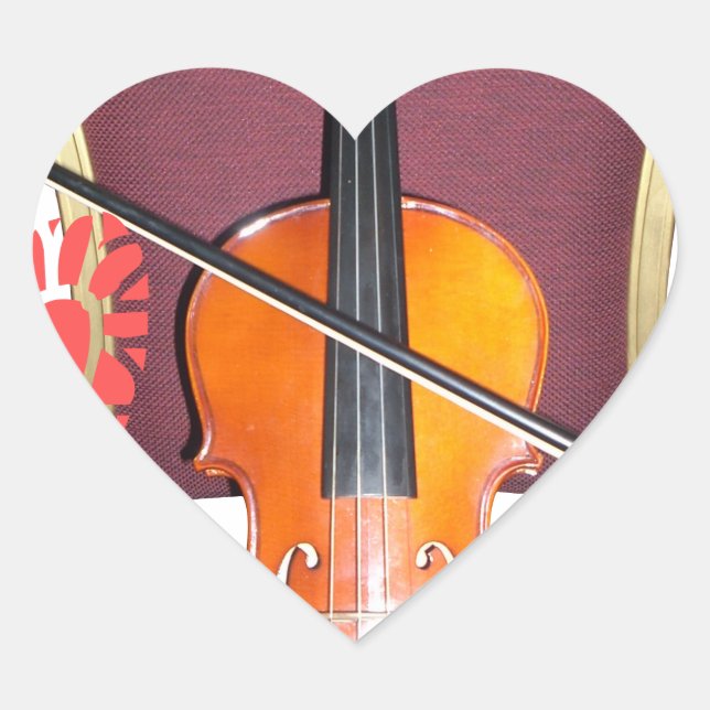 Sticker Cœur Son de v amour hakuna matata valentine (Devant)