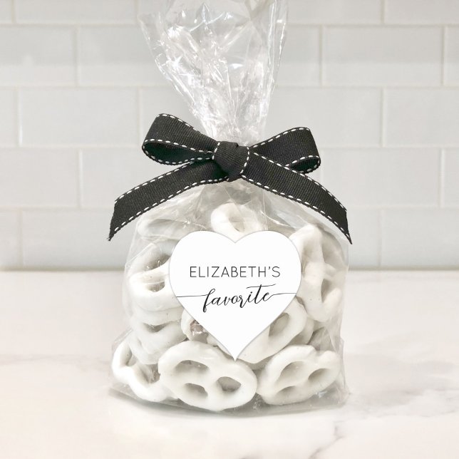 Sticker Cœur Son et son bonbon de mariage personnalisé préféré (Créateur téléchargé)