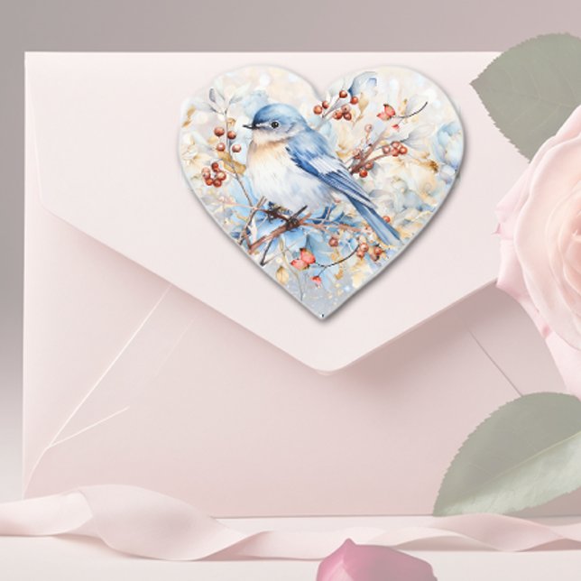 Sticker Cœur Song Bird & Berries (Créateur téléchargé)