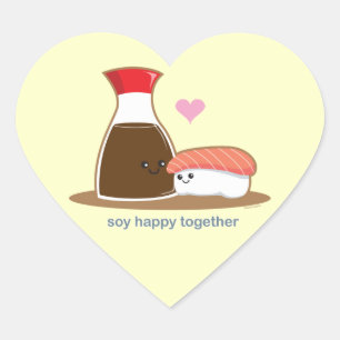 Sticker Cœur Soy Happy Together
