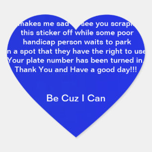 Sticker Cœur Soyez Génial Je Peux