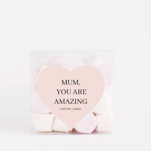 Sticker Cœur Special Personnalisé MUM Vous Êtes Extraordinaire  (Créateur téléchargé)