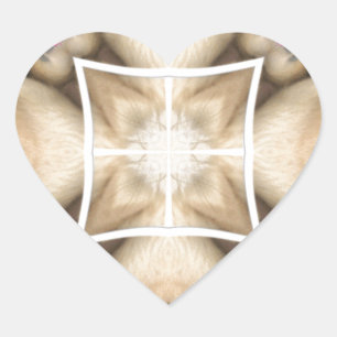 Sticker Cœur Splendor du Serengeti : Artistère de masquage anim