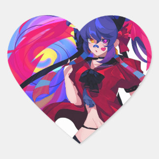 Sticker Cœur Sticker(s) Machiko Nakamura