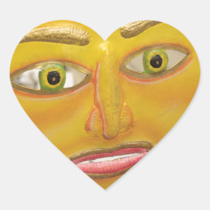 Sticker Cœur Sun des Caraïbes