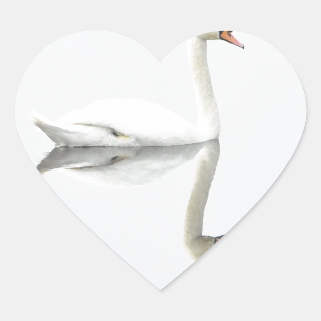 Sticker Cœur Swan (Devant)