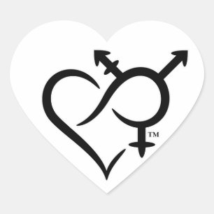Sticker Cœur Symbole d'inclusion et d'amour