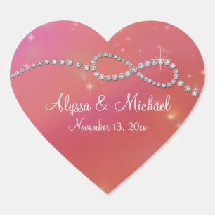 STICKER CŒUR SYMBOLE INFINI SYMBOLE INFINI AMOUR FLANC