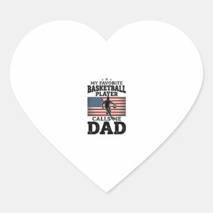 Sticker Cœur T-Shirt à gravure vintage patriotique pour papa de