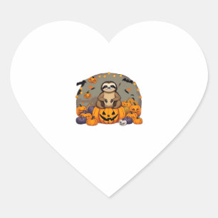 Sticker Cœur T-shirt classique de Sloth-o-ween