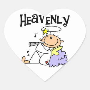 Sticker Cœur T-shirts et cadeaux Ange Céleste