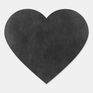 Sticker Cœur Tableau Noir Rustique Boutique Chic de Cottage Sha