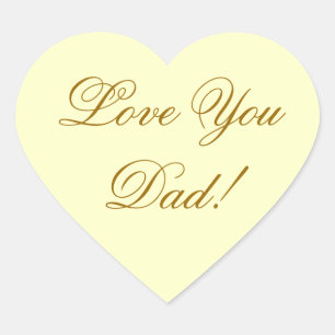 STICKER CŒUR T'AIME PAPA