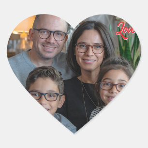 Sticker Cœur télécharger l'image Photo personnalisée Joyeuse Sa