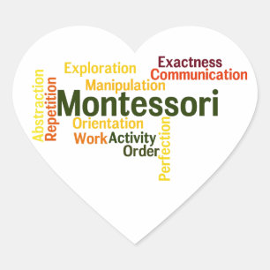 Sticker Cœur Tendances humaines Word Art Version 1